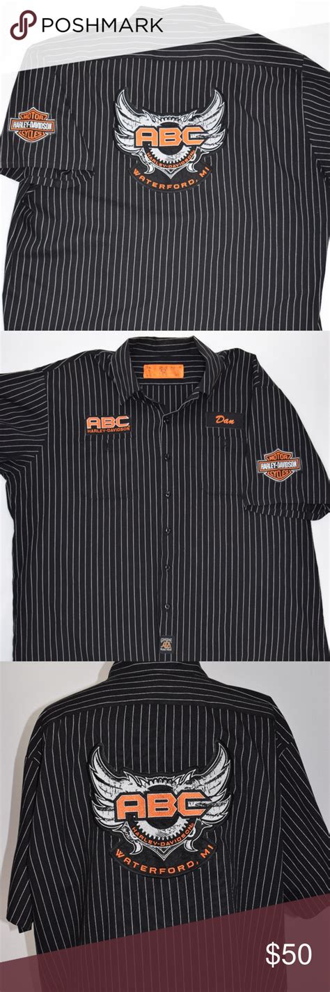 Check out our harley davidson wear selection for the very best in unique or custom, handmade pieces from our there are 606 harley davidson wear for sale on etsy, and they cost $33.73 on average. Genuine Harley Davidson Work Wear shirt 2XL | How to wear ...