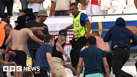 euro 2016 violence mars england russia match bbc news