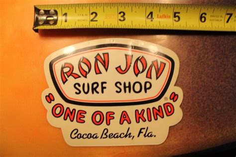 ron jon surf shop cocoa beach florida surfboards 9b vintage surfing sticker ebay