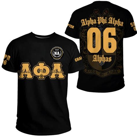 Fraternity Tshirt Alpha Phi Alpha Nu Alpha Chapter Tshirt Kreamshirt