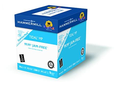 Hammermill Paper Tidal Mp 20lb 85 X 11 Letter 92 Bright 2500