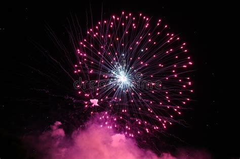 Festive Fireworks Background Stock Photo Image Of Colorful