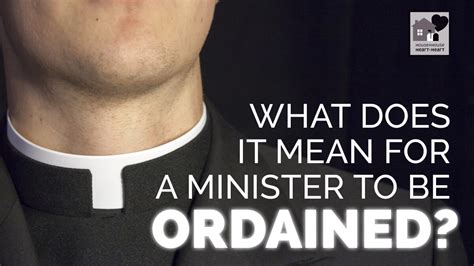 A lot of people are disappointed that aupito is outside of cabinet, but if we think about this in terms of a pacific way of looking at things, we know that the person who steers the vaka is in the. What does it mean for a minister to be ordained? - House ...