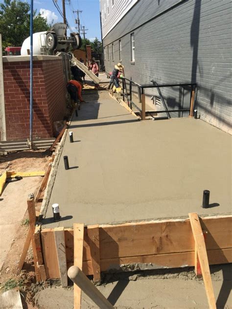 Concrete Handicap Pamp Eisel Roofing And Construction 405 216 5125