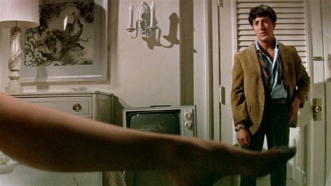 the leg on the graduate poster belongs to a classic tv icon