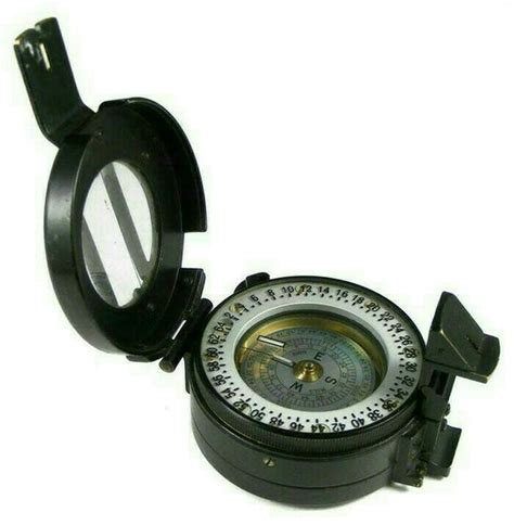 Jual Alat Petunjuk Arah Mata Angin Kompas Lensatic Prismatic Full Metal