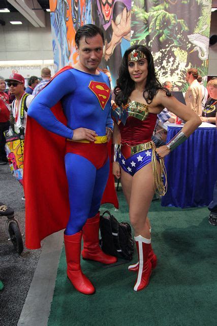 Superman And Wonder Woman Cosplay Halloween Costumes To Make Cute Couple Halloween Costumes
