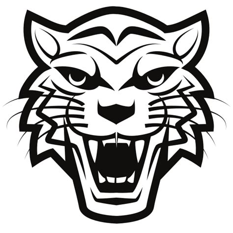 Tigers Head Silhouette Free Svg