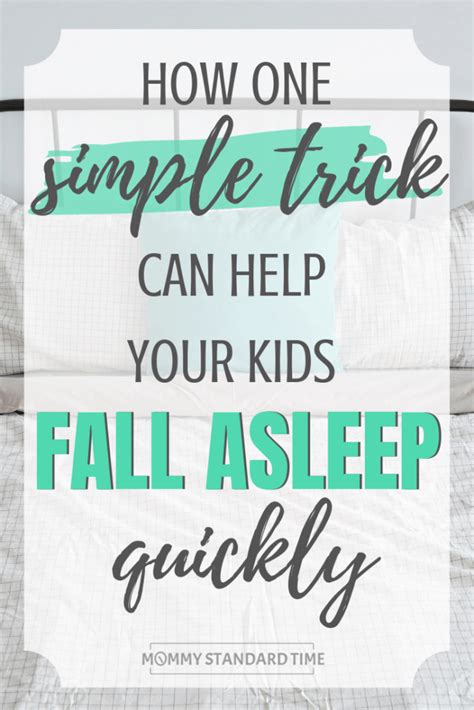Help Kids Fall Asleep More Quickly Mommy Standard Time