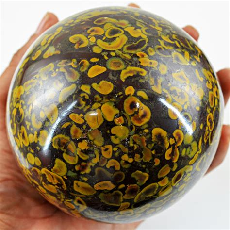 Fine Rare Fruit Jasper Healing Sphere 104 Mm 1518 Gm Catawiki