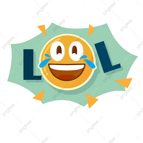 Lol Emoji Png Image Funny Lol Sticker With Emoji Funny Sticker
