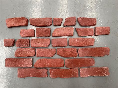 Red Brick Slips For Cladding Fast Delivery Starel Stones