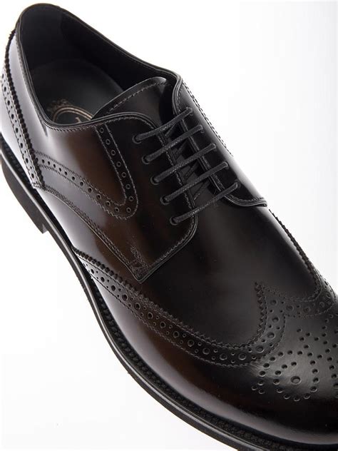 Luxury men's derby shoes, made in italy since 1934. Tod's Leather Derby Shoes in Black for Men - Lyst
