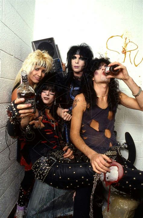 Back to the Past Nikki Sixx x Reader Dealing With Mötley Crüe in Motley crue Glam
