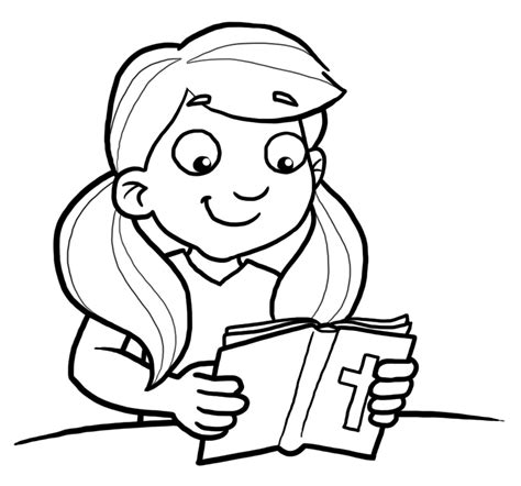 Free Cartoon Girl Reading Download Free Cartoon Girl Reading Png