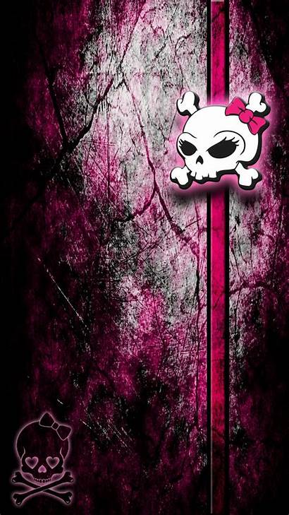 Skull Pink Skulls Sugar Phone Wallpapers Anime