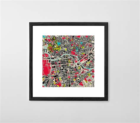 Personalised Map Print Poster Or Canvas Posterhaste