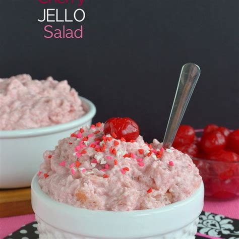 Cherry Jello Salad Jello Recipes Jello Salad Jello Desserts
