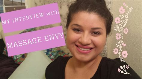 My Interview With Massage Envy Part 1 Youtube