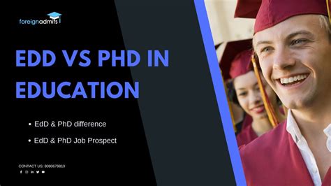 Difference Between Edd Vs Phd In Education Foreignadmits B2b