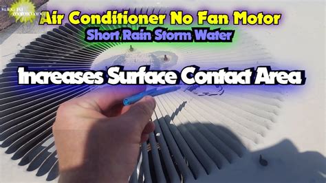 Use this result to compare with the calculation done by the air. Air Conditioner Fan Motor Short Rain Storm Water Increased ...