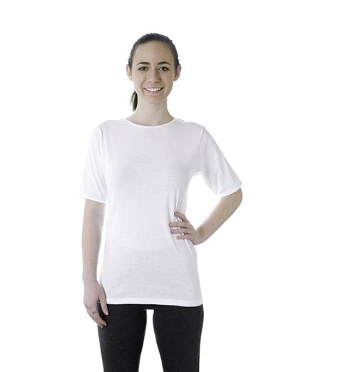 Rosette Womens Classic Short Sleeve Crew Neck Tee Undershirt 100 Cotton White Cp11dzsys1n