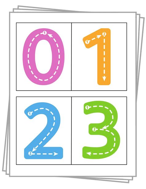 Free Printable Number Cutouts