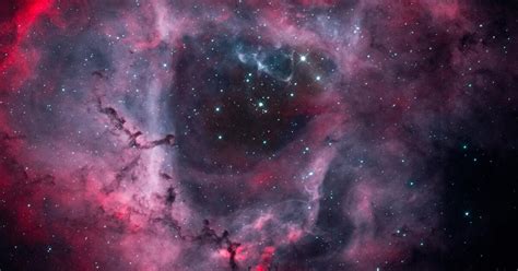 Rosette Nebula In Hoo Telescope Live