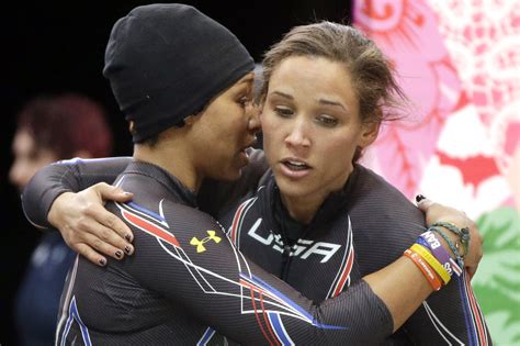 Us Track Star Not Lolo Jones Leads In Womens Bobsled