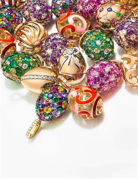 Lovely Miniature Egg Charms Collection By Fabergé