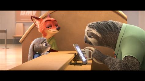 Zootopia 2016 Movie Clip Funny Sloth Dmv Scene Hd Youtube