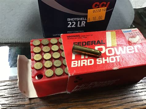 Cci 22 Lr Shot 115oz 12 Shot 10 Packs Of 20 200 Rounds And Box Of