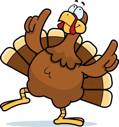 Dancing Turkey Clipart 101 Clip Art