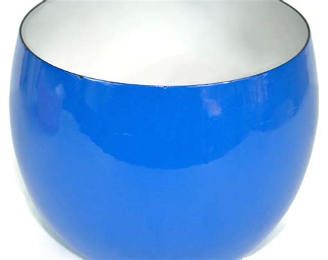 Large Vintage Blue Dansk Kobenstyle Bowl Etsy