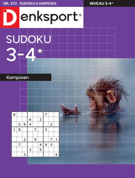 Läs Tidningen Denksport Sudoku 3 4 Kampioen Med Readly Den Ultimata