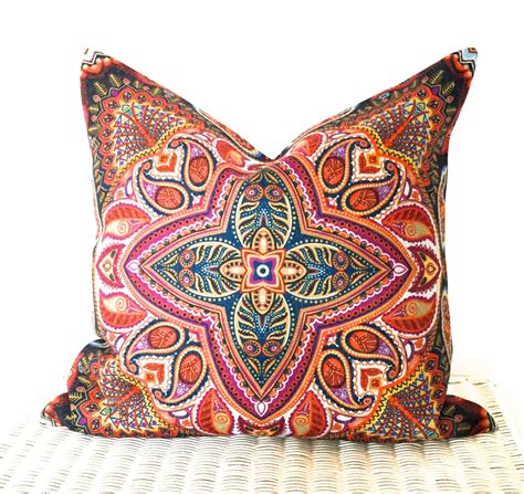 50x50cm Bohemian Cushion Cover Hippie Pillow By Augustplaceuk