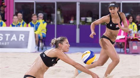 Canadians Make History Win Inaugural Commonwealth Games Beach Volleyball Ctv News