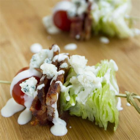 Wedge Salad On A Stick Quick And Easy Appetizers Dinner Appetizers
