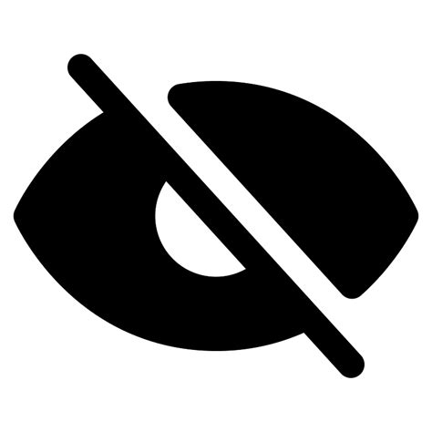 Eye Slash Icon Free Download Transparent Png Creazilla