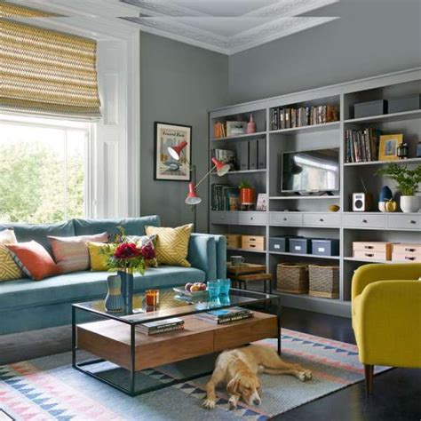 9 Top Color Schemes Grey Living Room Photos Teal Living Rooms
