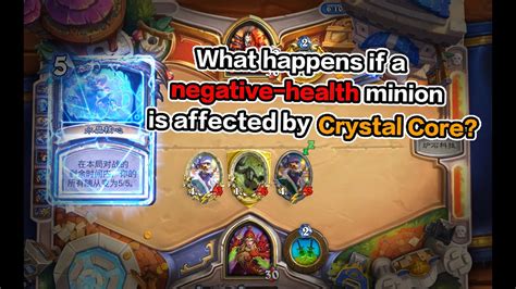 What Happens If A Negative Health Minion Is Affected By Crystal Core