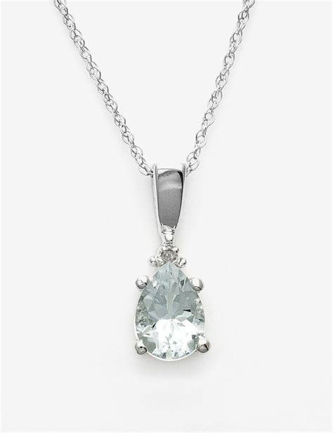 This is pear shaped diamond pendant 360 by aurate new york on vimeo, the home for high quality videos and the people who love them. 10K White Gold Aquamarine & Diamond Accent Pear Shaped ...