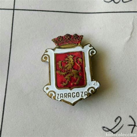 Antiguo Pin Insignia Aguja Imperdible Zaragoza Comprar Pins Antiguos