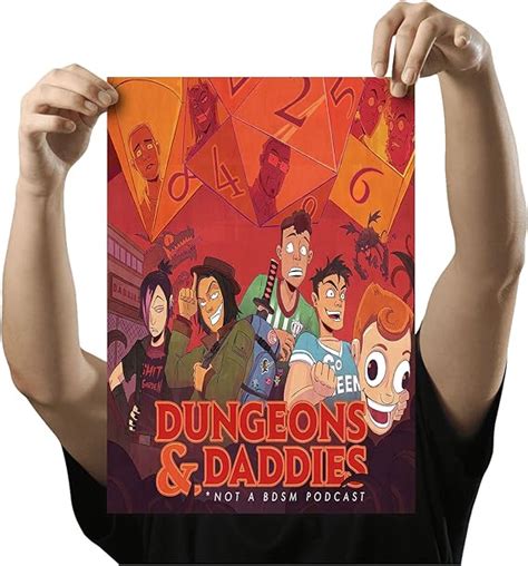 Dungeons And Daddies Merch Poster Dungeons And Daddies