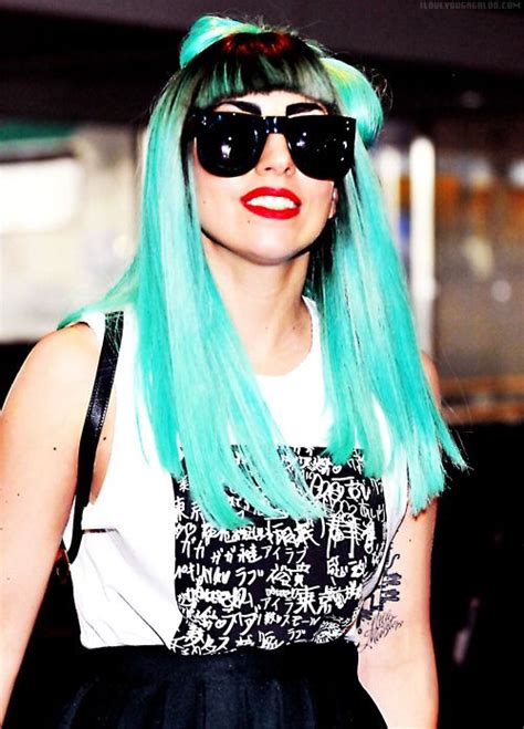 Gagas Teal Hair Teal Hair Turquoise Hair Hair