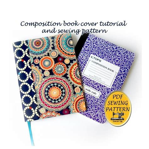 Composition Book Cover Tutorial Craftsy Composition Notebook Covers