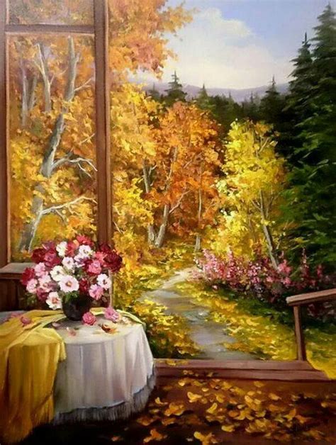 Anca Bulgaru Autumn Art Landscape Paintings Beautiful Art