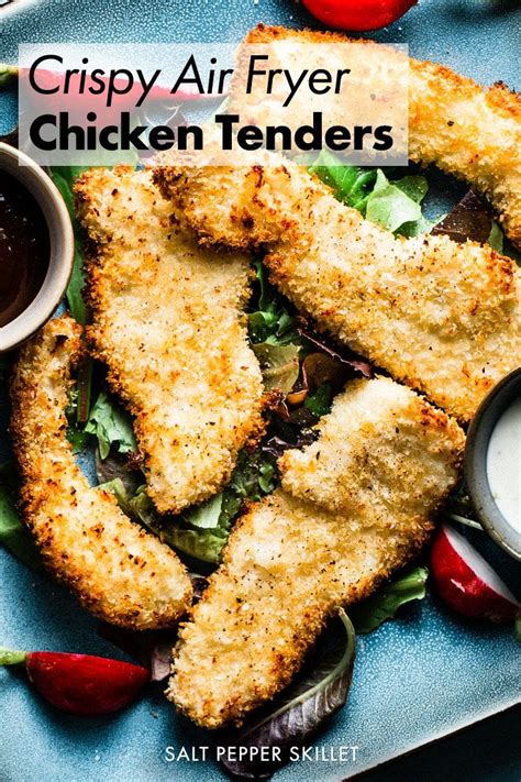 This air fryer recipe for chicken tenders only requires a. 5 Ingredient Crispy Air fryer Chicken Tenders | Recipe ...