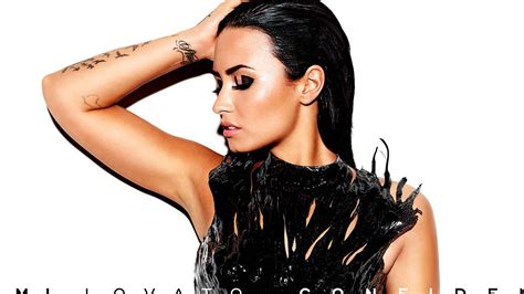 Shes Clearly Confident See Demi Lovatos Extremely Sexy Album Art