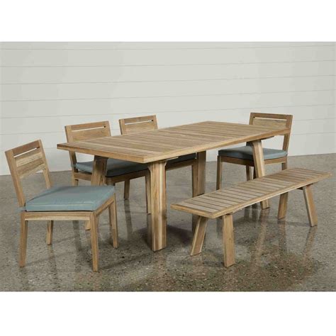 Save big on outdoor dining sets, bar stools, hammocks, and more! Antigua Teak 6 Piece Outdoor Dining Set - New, Outdoor ...